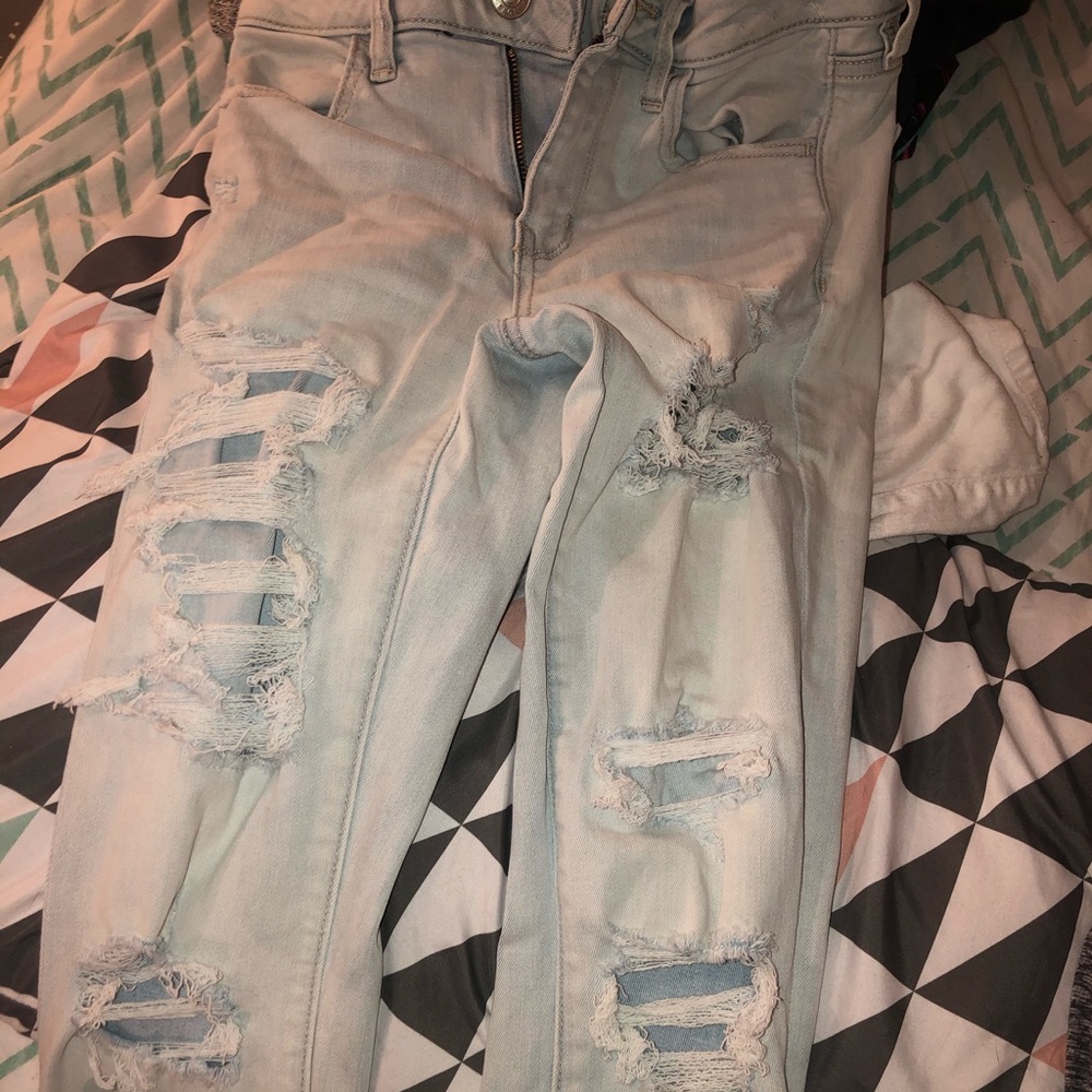 Ripped American Eagle Jeans